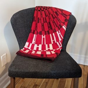 Hermes châle scarf 140 red